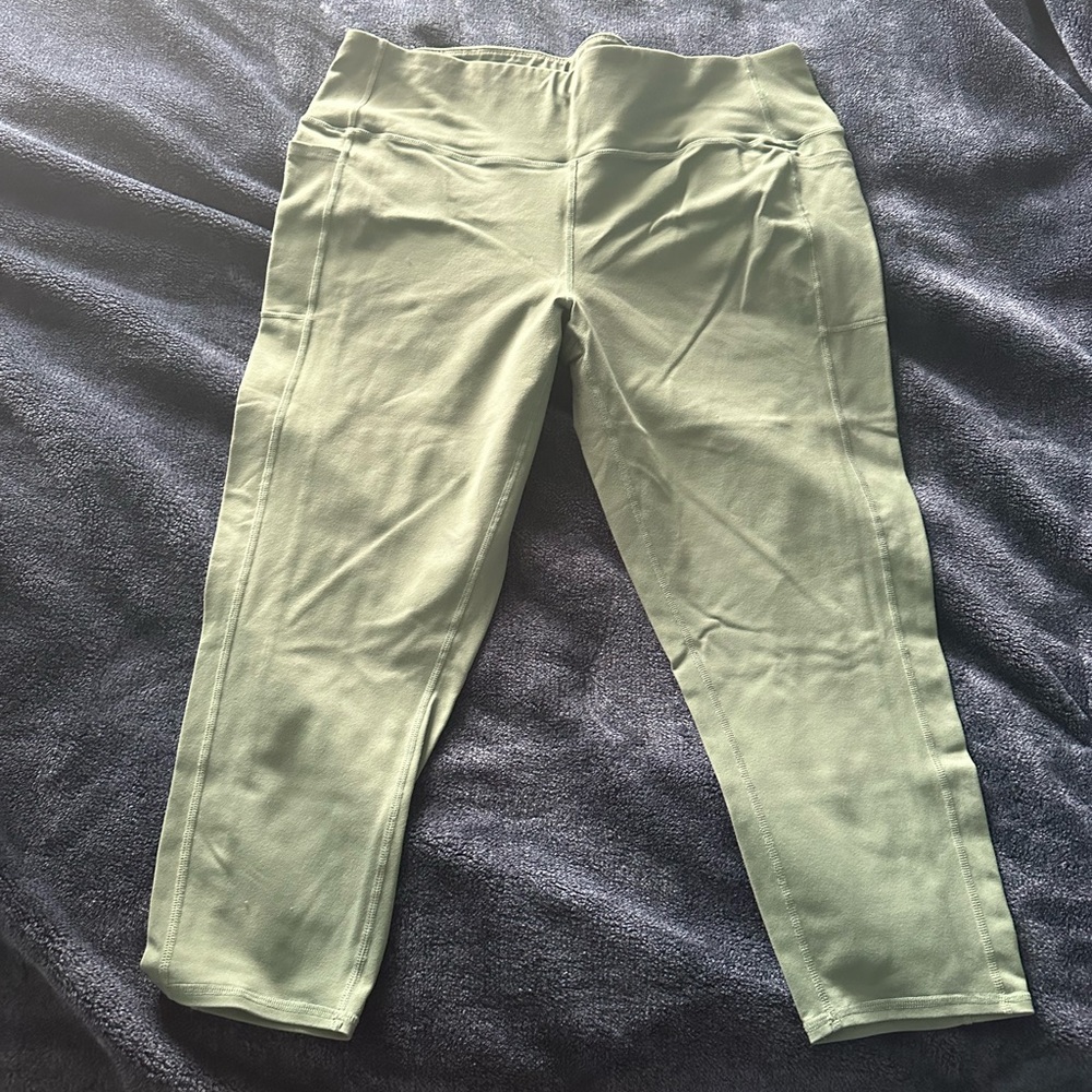 Sketchers sage green leggings 2X
